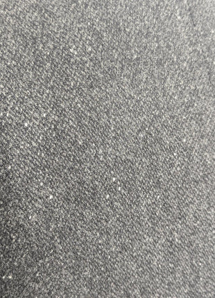 Sartoria Partenopea Men’s Black Textured 100% Lambswool 3-Roll-2.5 Sportcoat 44R
