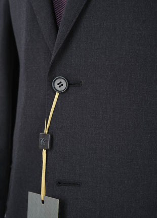 Canali 1934 Mens Charcoal Grey 46L Drop 7 100% Wool 2 Piece Suit
