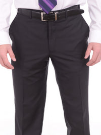 Thumbnail for Canali Mens Black 36R Drop 6 100% Silk 3 Piece Suit