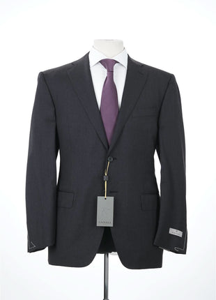 Canali 1934 Mens Charcoal Grey 46L Drop 7 100% Wool 2 Piece Suit