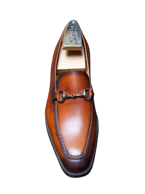 Mezlan Boys Whiskey Bit Loafer Leather Slip On Dress Shoes