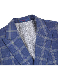 Thumbnail for English Laundry Slim Fit Two button Check Peak Lapel Suit