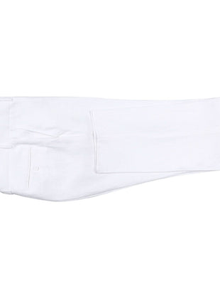Men's Big & Tall Notch Lapels White Solid Linen Suits