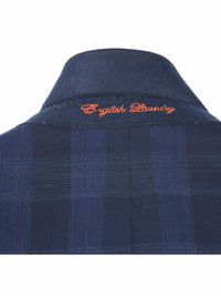 Thumbnail for English Laundry Slim Fit Two Button Navy Wool Notch Lapel Suit