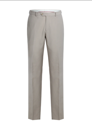 Raphael Solid Beige Notch Lapel Classic Fit Two Button Suit
