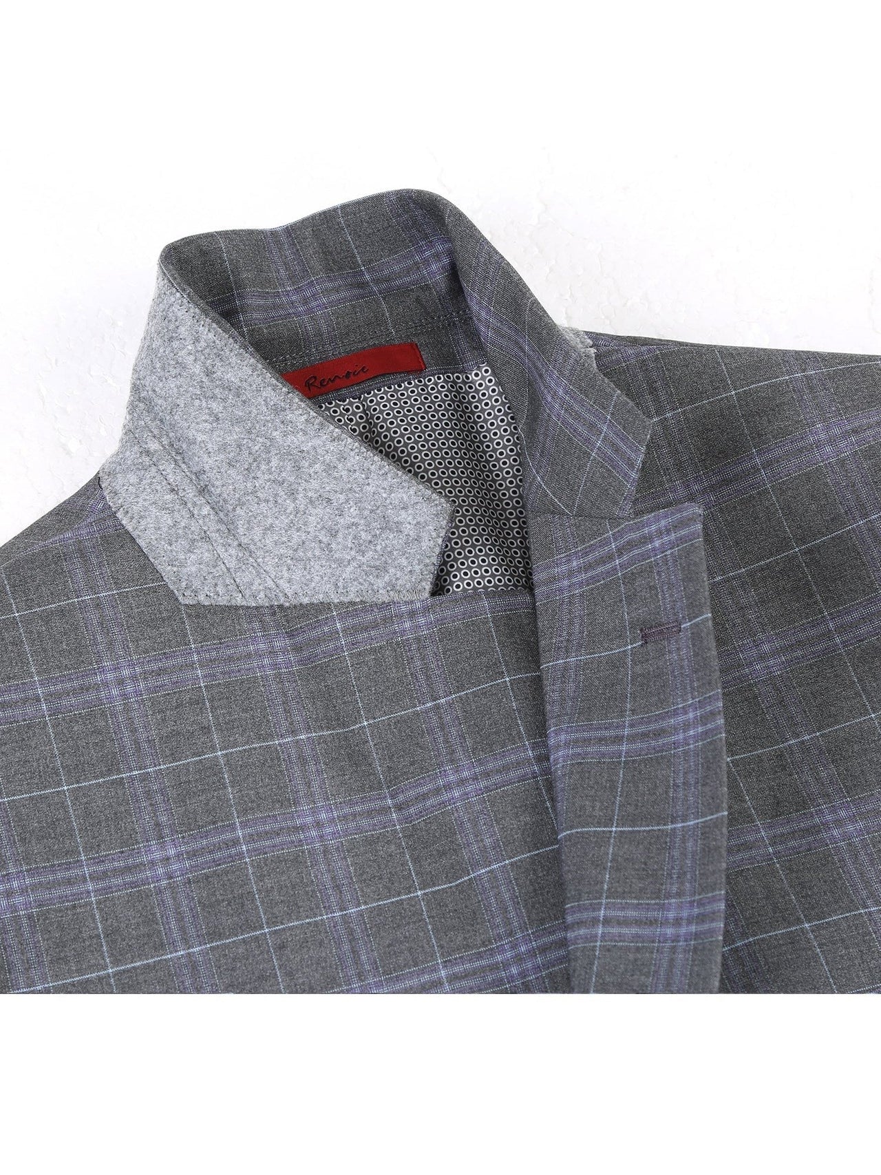 Men's Classic Fit Checked Suits