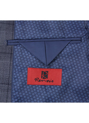 Men's Classic Fit Checked Suits