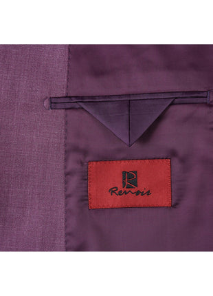 Raphael Men's Slim Fit Notch Lapels Solid Suits