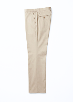 Santorelli Mens Solid Ivory Half Canvassed Notch Lapel Classic Fit 2-Button Stretch Suit  - 40R