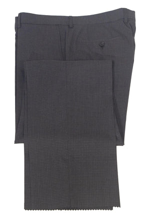 Hugo Boss Men's Charcoal Check 100% Wool Classic Fit Two Button Suit