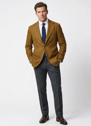 Sartoria Partenopea Men's Green Textured 3-Roll-2 Sportcoat 44R
