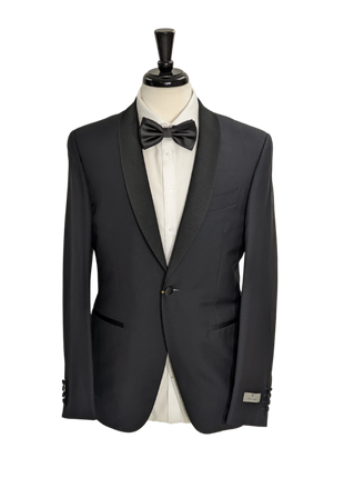 Canali Men's Navy Wool-Mohair Tuxedo 40R