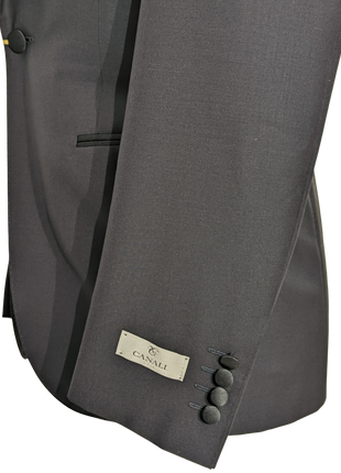 Canali Men's Navy Wool-Mohair Tuxedo 40R