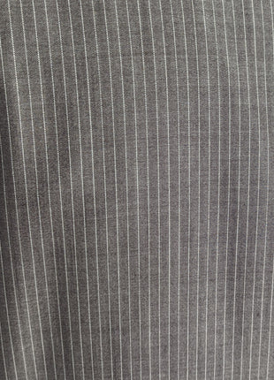 Canali Men's Gray Pinstripe Silk Wool Suit 44R