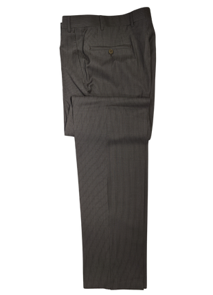 Canali Men's Gray Pinstripe 100% Wool Suit 40L