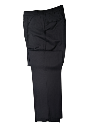 Canali Men's Navy Pinstriped 100% Wool 3-Button Suit 48L