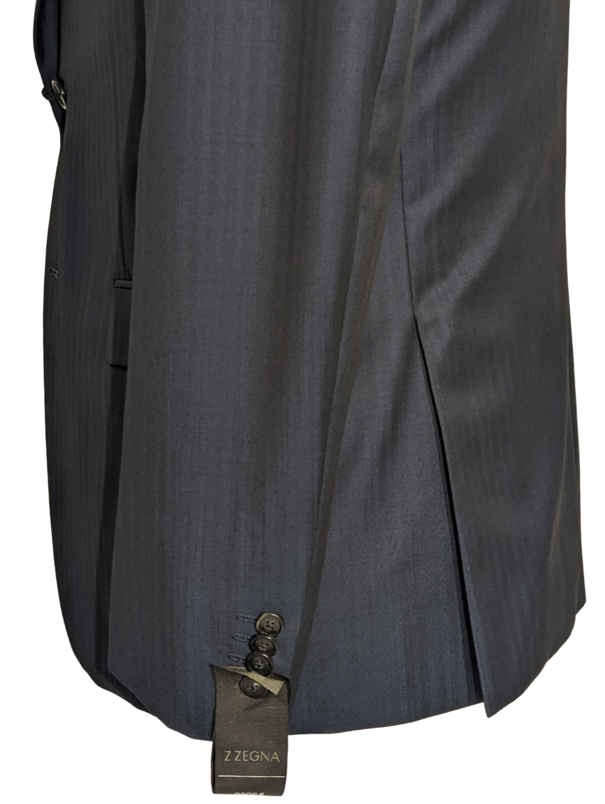 Z Zegna Navy Tonal Striped Wool Mohair Suit 42R – The Suit Depot Z Zegna Navy Tonal Striped Wool Mohair Suit 42R – The Suit Depot