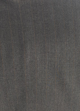 Armani Collezioni Charcoal Pinstripe 100% Wool Suit 42L