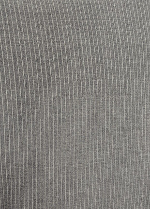 Sartoria Partenopea Men's Gray Pinstripe Silk Blend Peak Lapel Suit 40R