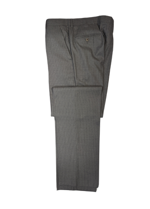 Sartoria Partenopea Men's Gray Pinstripe Silk Blend Peak Lapel Suit 40R