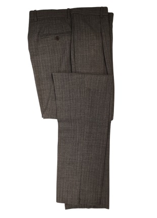 Sartoria Partenopea Men's Brown Pinstripe Suit 40R