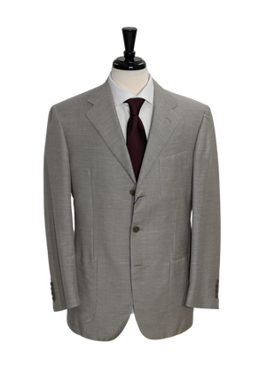Sartoria Partenopea Men's Gray Pinstripe Suit 40R