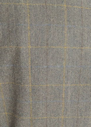 Sartoria Partenopea Men's Beige Windowpane 3-Roll-2 Sportcoat 44R