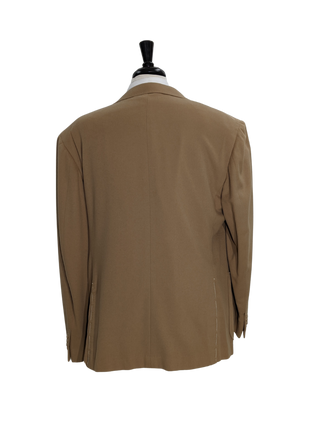 Sartoria Partenopea Men's Tan 3-Roll-2 Cashmere Sportcoat 46R