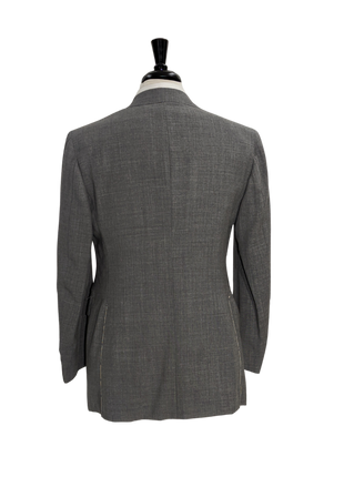 Sartoria Partenopea Men's Gray Double Breasted Suit 38R