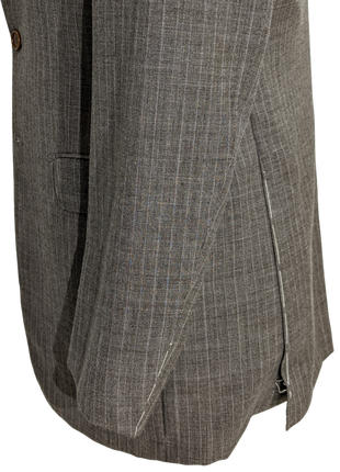 Sartoria Partenopea Men's Brown Pinstripe Suit 40R