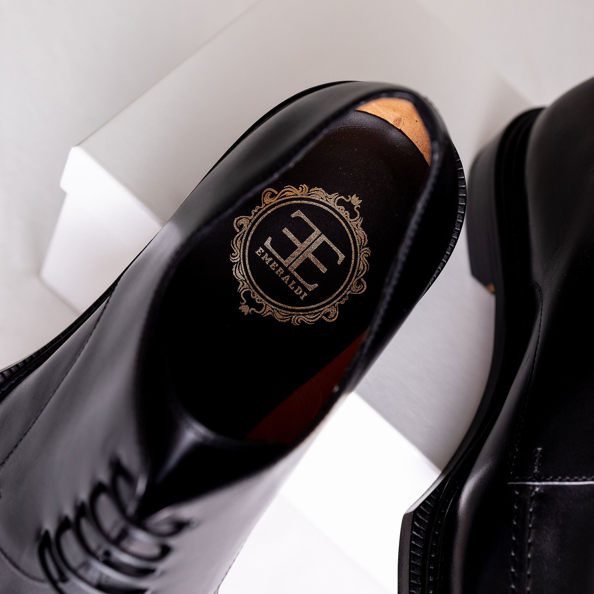 Emeraldi Mens Black Square Toe Lace-up Oxford Calfskin Leather Italian The Suit Depot Emeraldi Mens Black Square Toe Lace-up Oxford Calfskin Leather Italian The Suit Depot