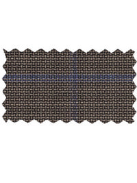 Thumbnail for Giorgio ForellI Mens Brown Check Classic Fit 2 Piece Suit