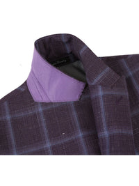 Thumbnail for English Laundry Slim Fit Window Pane Check Wool Suit