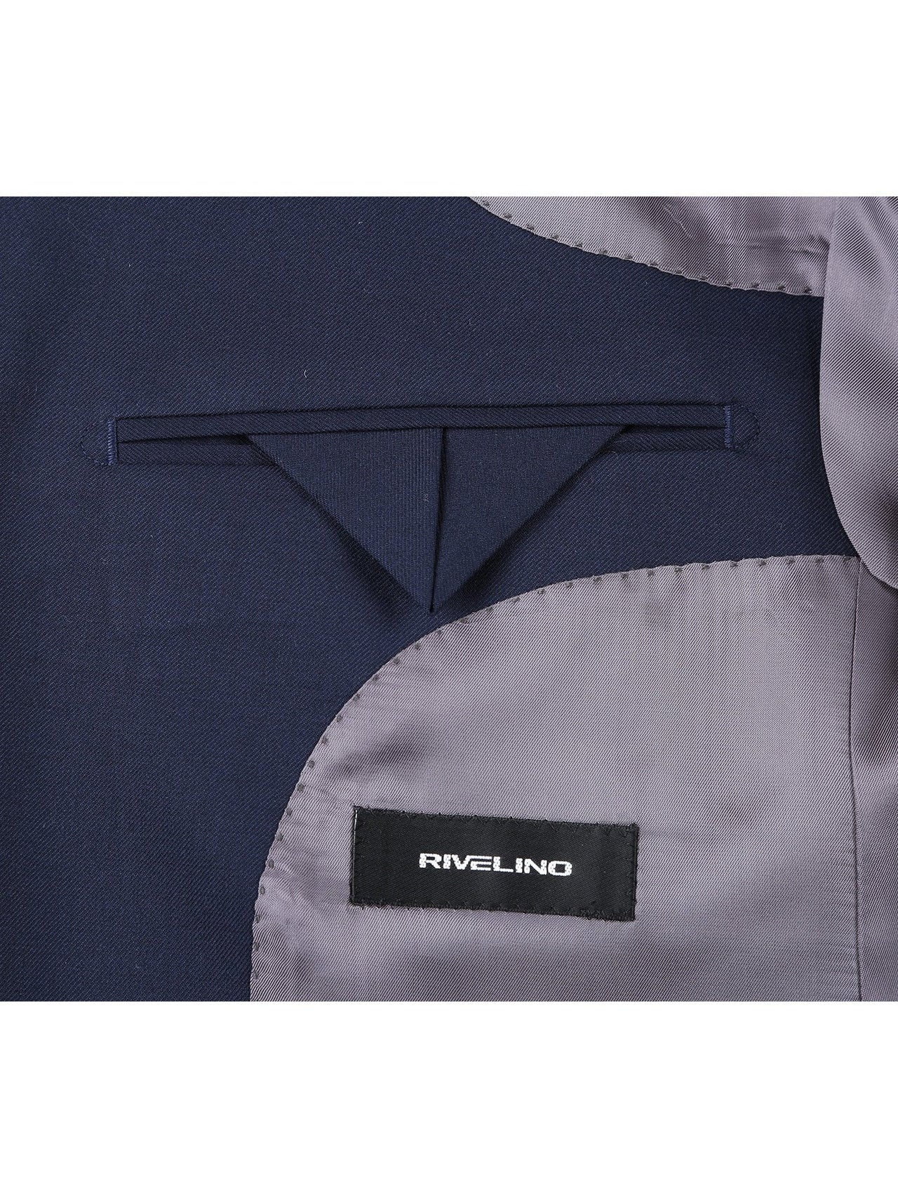 Men's Navy Half-Canvas Suit