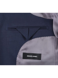 Thumbnail for Men's Navy Half-Canvas Suit