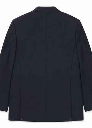 Canali Midnight Navy Solid Classic Fit Wool Notch Lapel 3-Button Suit 48R