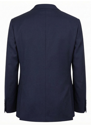 Tovaglia Solid Navy Classic Fit Notch Lapel Wool Cashmere 2-Button Suit