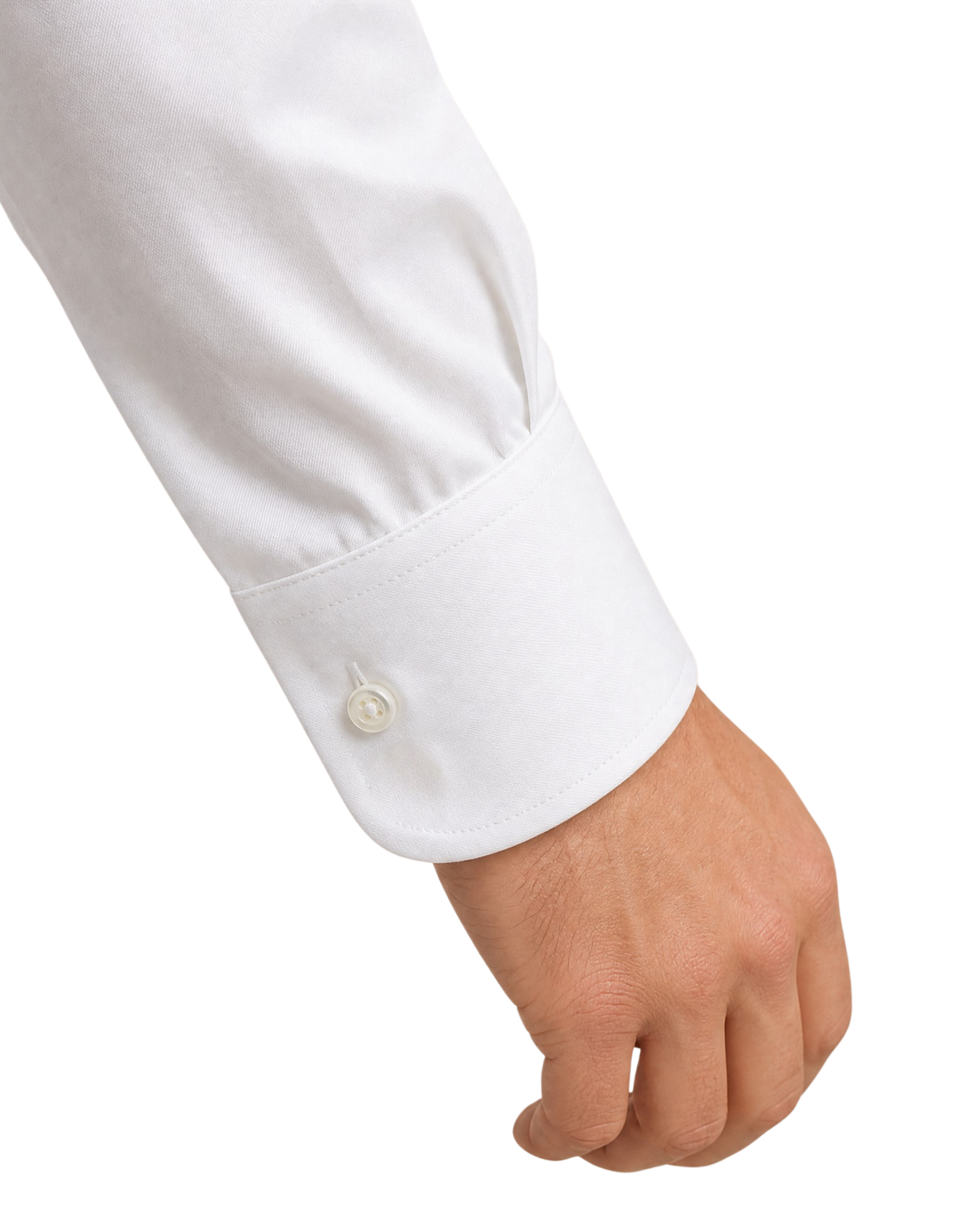 Shop Extra Slim Fit White 100% Cotton Dress Shirt