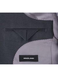 Thumbnail for Men's Charcoal Half-Canvas Suit