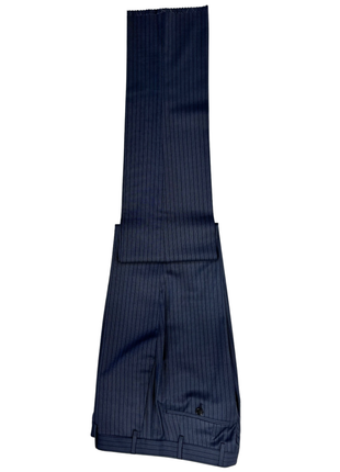 Corneliani Mens Blue Mixed Pattern Fully-Canvassed Peak Lapel Classic Fit 3-Piece Wool Suit - 36R