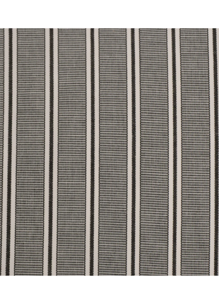 Steven Land Black Striped Spread Collar Wrinkle & Shrink Free Cotton Dress Shirt - The Suit Depot
