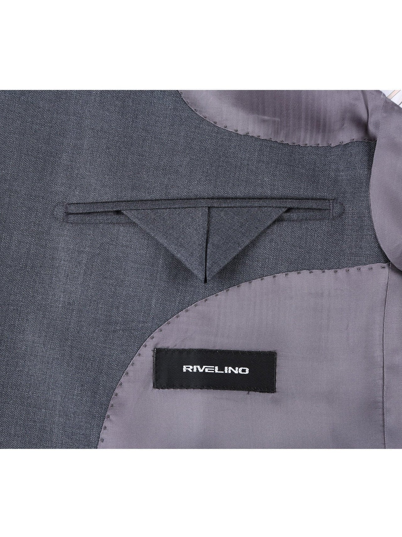 Men's Gray Half-Canvas Suit