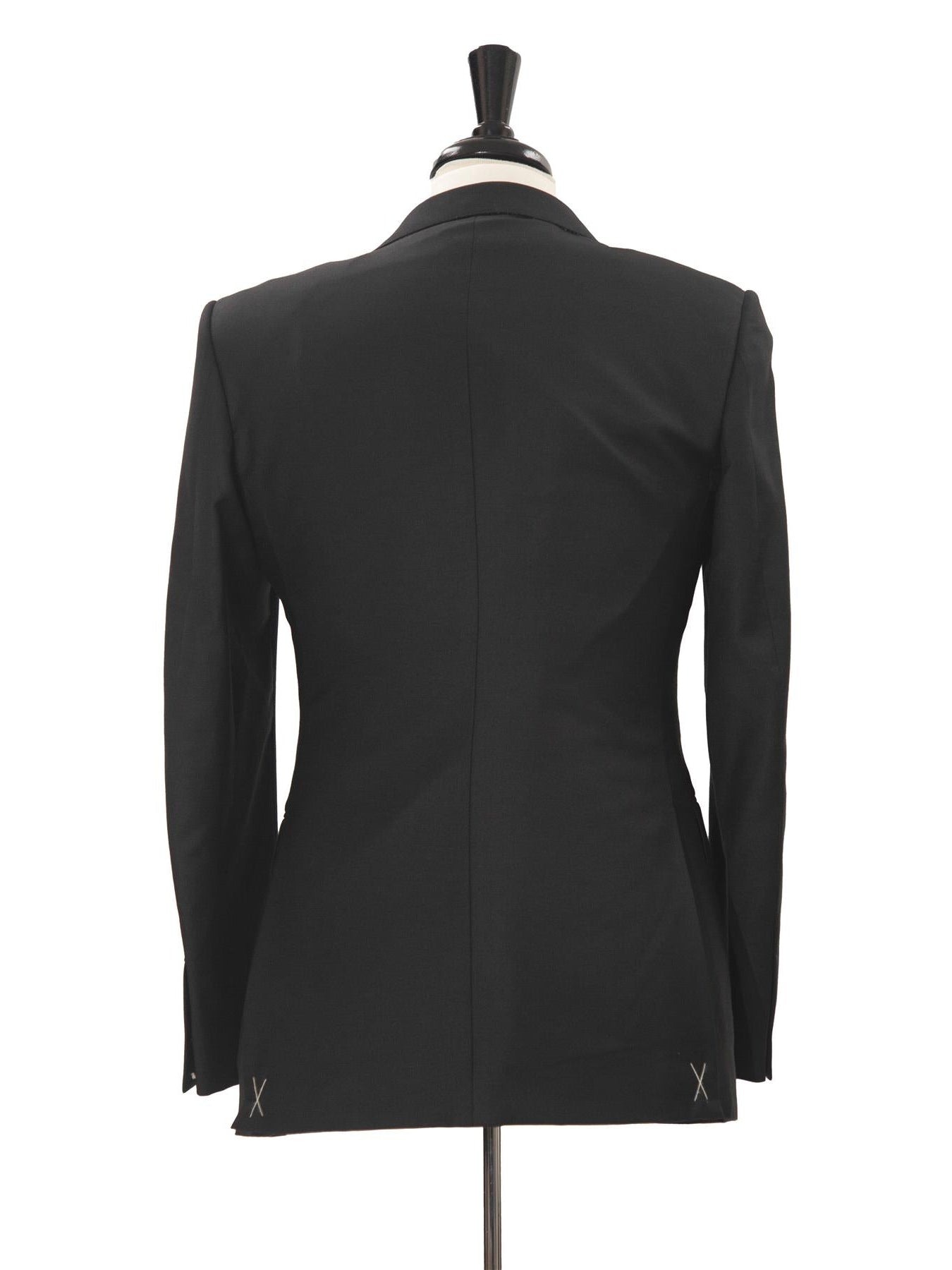 Ermenegildo Zegna Trofeo Mens 36R Drop 7 Black 100% Wool Modern