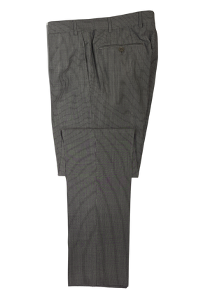 Canali Light Gray Pinstripe Wool Blend Suit 38R