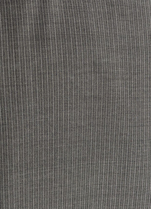 Canali Dark Gray 3-piece Pinstriped 100% Wool Suit 46XL