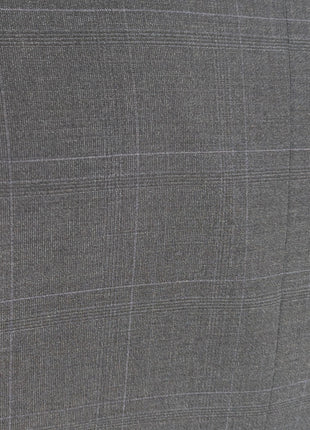 Canali Navy Plaid Wool Blend Suit 44S