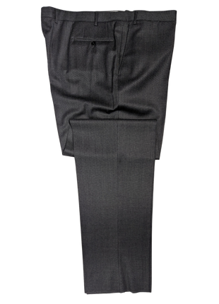Canali Gray Nailhead 100% Wool Suit 52L
