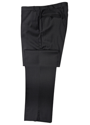 Canali Gray Micro Check 100% Wool Suit 44L