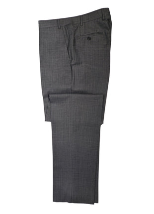 Canali Gray Herringbone 100% Wool Suit 44R