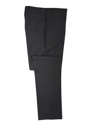 Canali Solid Gray 100% Wool Suit 48R